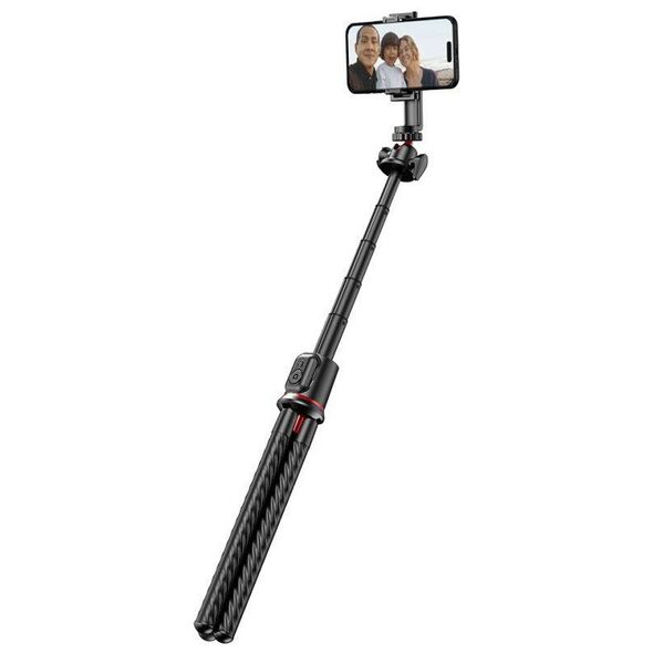 Selfie Stick Tripod Flexible Bluetooth Tech-Protect L07S black 5906203691258