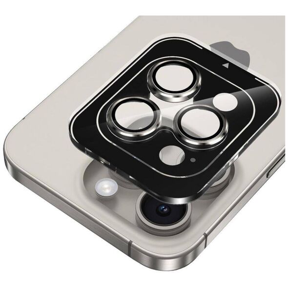 Camera Cover APPLE IPHONE 15 PRO / 15 PRO MAX HOFI CamRing Pro+ Titanium gray 5906302308125