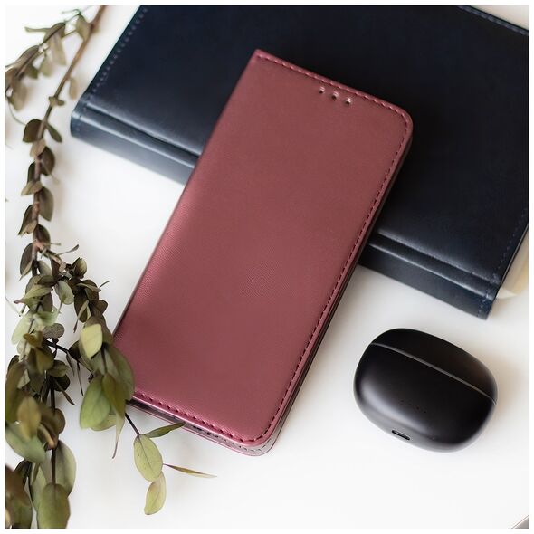 Smart Magnetic case for Realme 12 5G burgundy 5907457755376