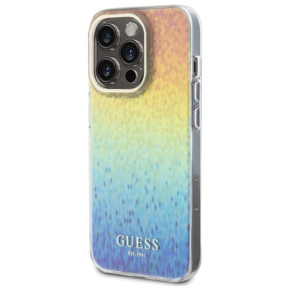 Guess case for  iPhone 14 Pro 6,1&quot; GUHCP14LHDECMI HC IML FACETED MIRROR DISCO IRIDESCENT 3666339172299