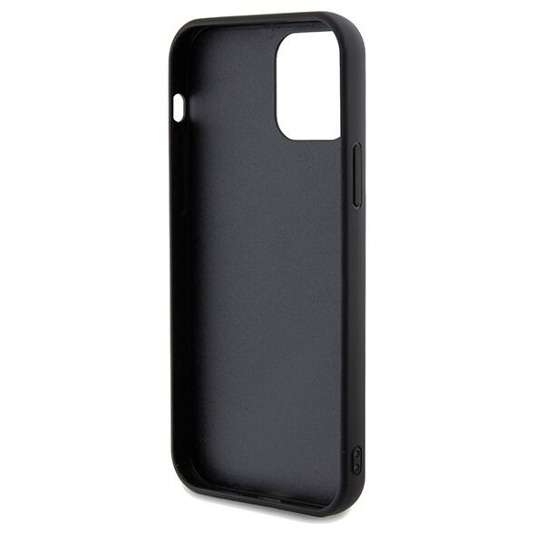 Guess case for  iPhone 12 / 12 Pro 6,1&quot; GUHCP12MPSFDGSK HC SEQUIN SCRIPT METAL BLACK 3666339172787