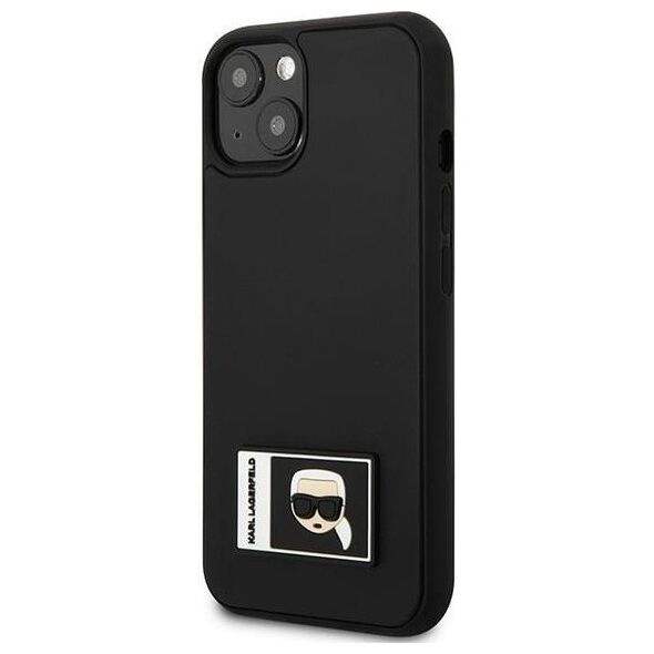Karl Lagerfeld case for iPhone 13 KLHCP13M3DKPK black hard case Iconic Karl's Head 3666339049652