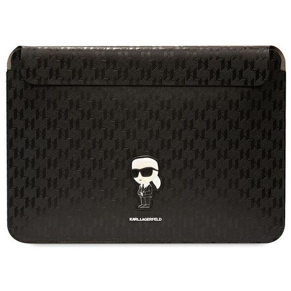 Karl Lagerfeld sleeve KLCS14SAKHPKK 14” black Sleeve Mono Saffiano Ikonik 3666339170523