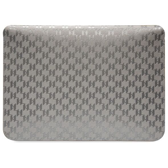 Karl Lagerfeld sleeve KLCS14SAKHPKG 14” silver Sleeve Mono Saffiano Ikonik 3666339170547