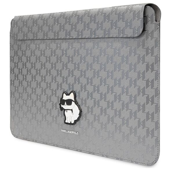 Karl Lagerfeld sleeve KLCS16SAKHPCK 14” silver Sleeve Mono Saffiano Choupette 3666339170585