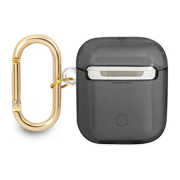 Guess case for AirPods 1 / 2 GUA2HHTSK black Cord 3666339047047