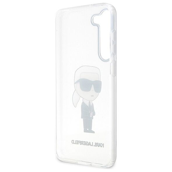 Karl Lagerfeld case for Samsung Galaxy S23 KLHCS23SHNIKTCT transparent HC IML NFT Ikonik 3666339117795