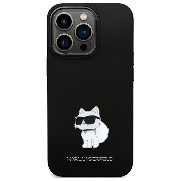 Karl Lagerfeld case for iPhone 13 Pro 6,1&quot; KLHCP13LSMHCNPK black HC Silicone C Metal Pin 3666339166298