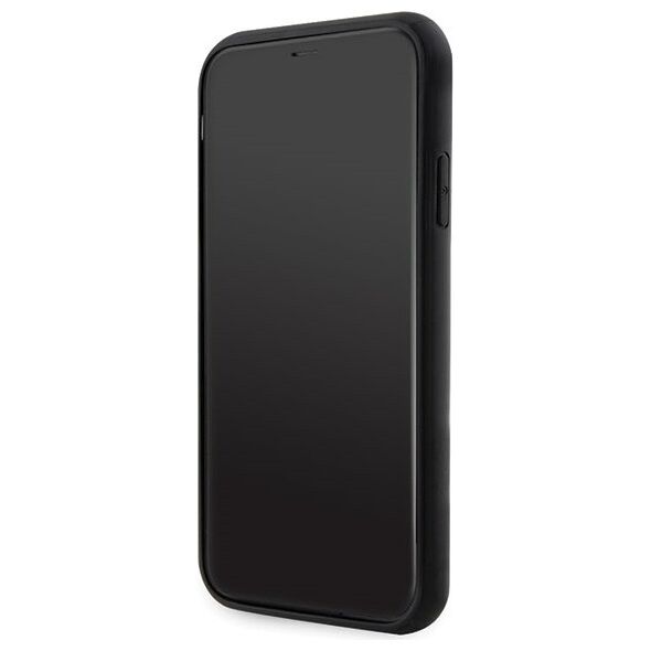 Karl Lagerfeld case for iPhone 11 / XR KLHCN61G2CPS silver hardcase Glitter Choupette Patch 3666339170035