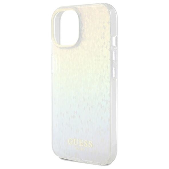 Guess case for  iPhone 14 6,1&quot; GUHCP14SHDECMI HC IML FACETED MIRROR DISCO IRIDESCENT 3666339172275