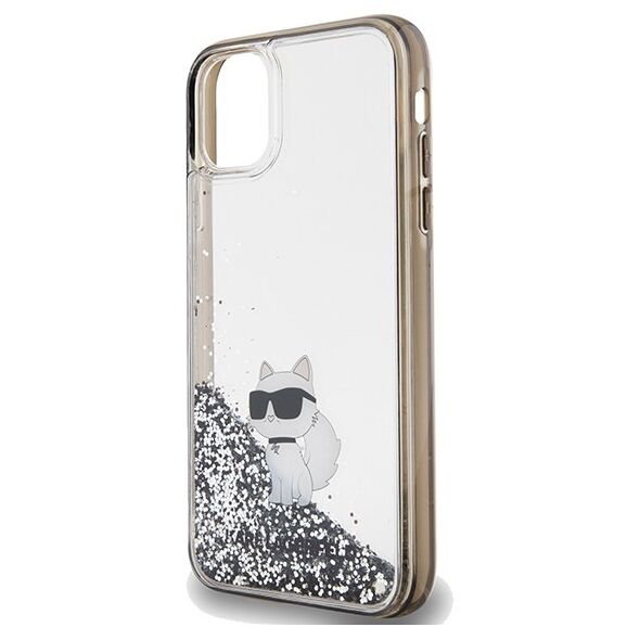 Karl Lagerfeld case fori Phone 11 KLHCN61LKCNSK HC LIQ. GLITTER C TRANSPARENT 3666339164119
