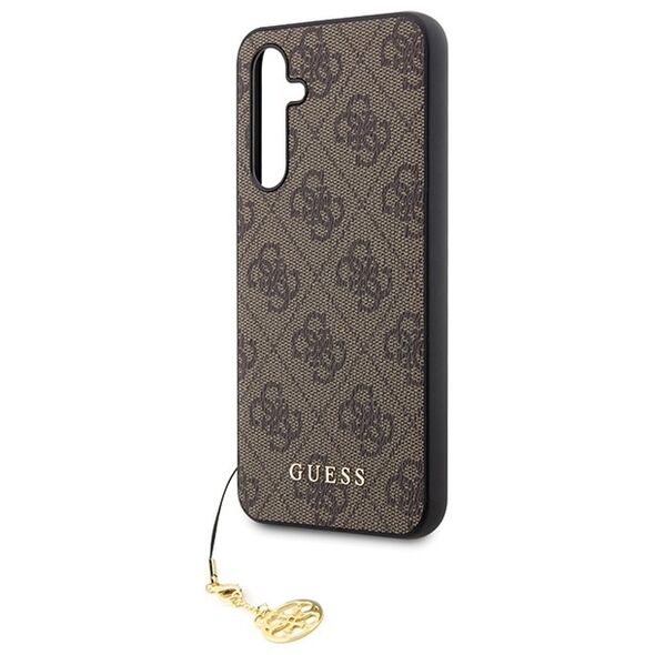 Guess case for Samsung Galaxy S23 FE GUHCS23FEGF4GBR GUESS HC PU 4G CHARM BROWN 3666339218607