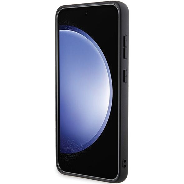 Karl Lagerfeld case for Samsung Galaxy S24+ KLHCS24MGSAKCPK black HC GRIPSTAND SAFFIANO KC PINS 3666339242152