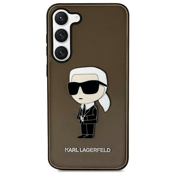 Karl Lagerfeld case for Samsung Galaxy S23 KLHCS23SHNIKTCK black HC IML NFT Ikonik 3666339117764