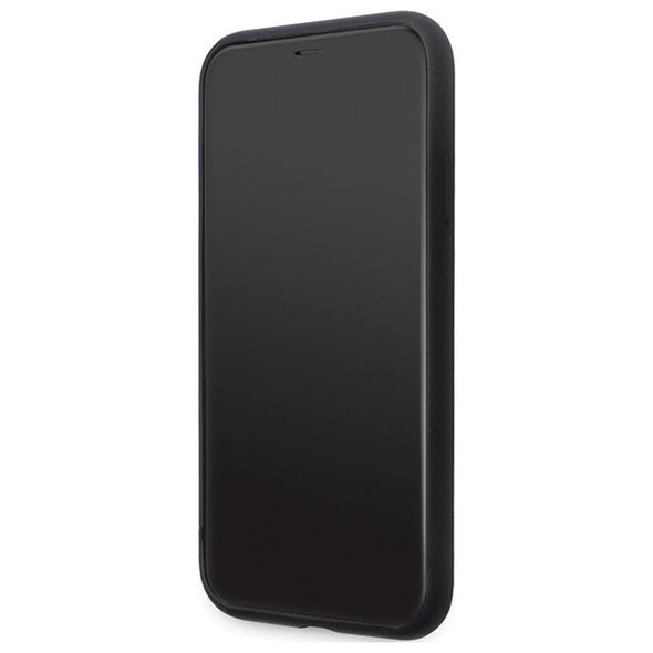 Karl Lagerfeld case for iPhone 11 KLHCN61SMHCNPK black HC Silicone C Metal Pin 3666339166274
