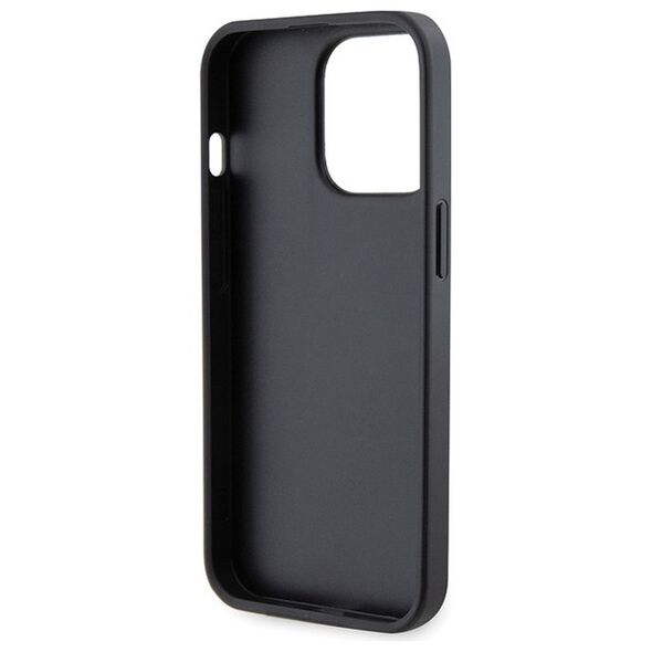 Guess case for iPhone 13 Pro 6,1&quot; GUHCP13LP4TDSCPK black HC PU Leather Metal Logo Strass Crossbody 3666339146740