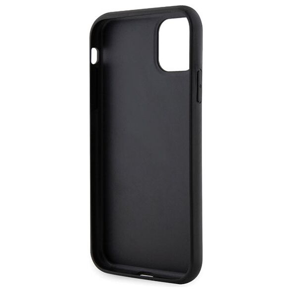 Karl Lagerfeld case for iPhone 11 / XR KLHCN61G2CPK black hardcase Glitter Choupette Patch 3666339170028