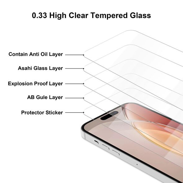 Tempered glass 2,5D Premium for Oppo A79 5G 5907457759695