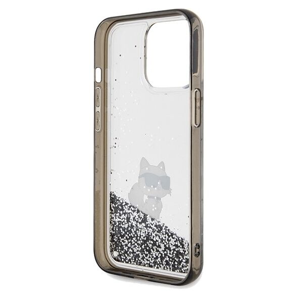 Karl Lagerfeld case for iPhone 13 Pro Max 6,7&quot; KLHCP13XLKCNSK HC LIQ. GLITTER C TRANSPARENT 3666339164140