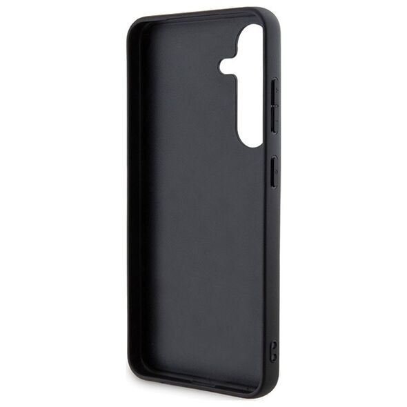 BMW case for Samsung Galaxy S24 black Leather Carbon 3666339242657