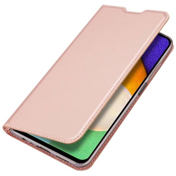 Case SAMSUNG GALAXY A03S with a flip Dux Ducis Skin Leather light pink 6934913049716