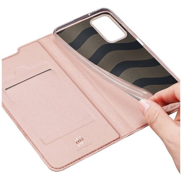 Case SAMSUNG GALAXY A03S with a flip Dux Ducis Skin Leather light pink 6934913049716