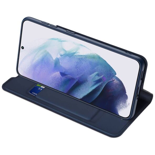 Case SAMSUNG GALAXY S22+ PLUS with a Flip Dux Ducis Skin Leather navy blue 6934913044056