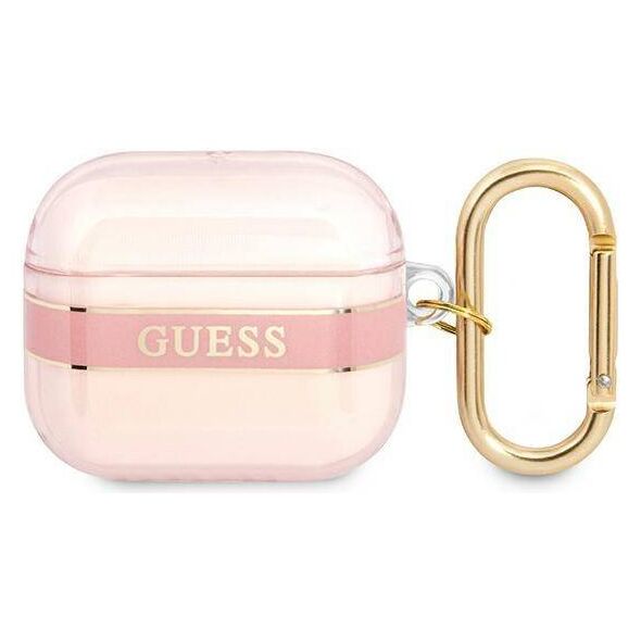 Case APPLE AIRPODS 3 Guess AirPods Strap Collection (GUA3HHTSP) pink 3666339047092