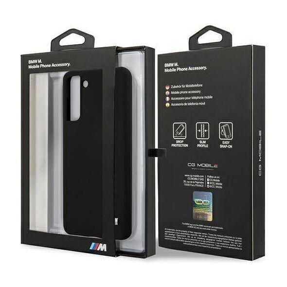 Original Case SAMSUNG GALAXY S21+ BMW Silicone M Collection (BMHCS21MMSILBK) black 3700740497609