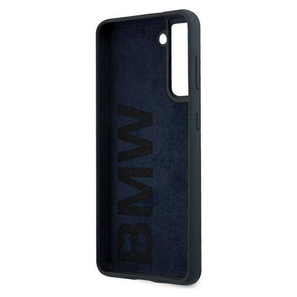Original Case SAMSUNG GALAXY S21+ BMW Hardcase Silicone Signature (BMHCS21MSILNA) navy blue 3700740497364