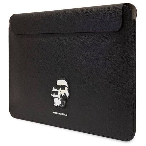 Bag LAPTOP 14" Karl Lagerfeld Sleeve Saffiano Karl&Choupette (KLCS14SAKCPMK) black 3666339124205