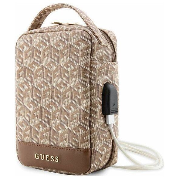 Bag Guess GCube Stripes (GUHBHGCFSEW) brown 3666339120269
