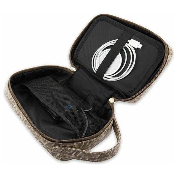 Bag Guess GCube Stripes (GUHBHGCFSEW) brown 3666339120269