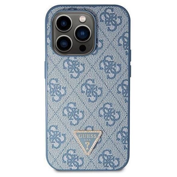 Original Case IPHONE 14 PRO Guess Hardcase Crossbody 4G Metal Logo (GUHCP14LP4TDSCPB) blue 3666339147068