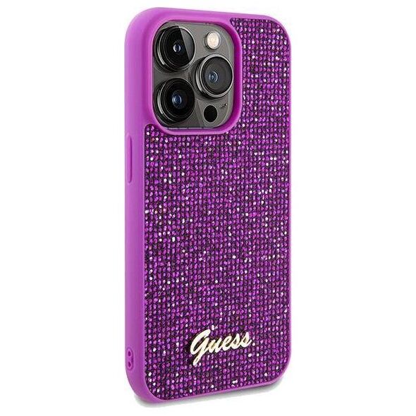 Original Case IPHONE 14 PRO MAX Guess Hardcase Disco Metal Script (GUHCP14XPMSDGSF) 3666339173708