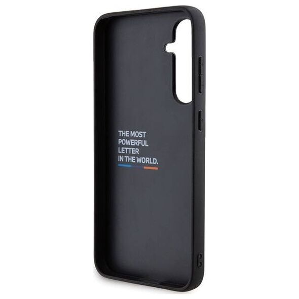 Original Case SAMSUNG GALAXY S23 FE BMW Leather Carbon (BMHCS23FE22NBCK) black 3666339218560