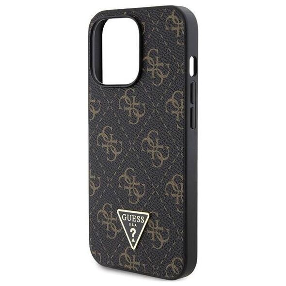 Original Case IPHONE 13 PRO MAX Guess Hardcase 4G Triangle Metal Logo (GUHCP13XPG4GPK) black 3666339225711