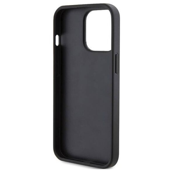 Original Case IPHONE 14 PRO Guess Hardcase 4G Triangle Metal Logo (GUHCP14LPG4GPK) black 3666339225742