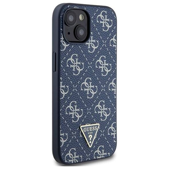 Original Case IPHONE 14 PLUS / 15 PLUS Guess Hardcase 4G Triangle Metal Logo (GUHCP15MPG4GPB) blue 3666339225919