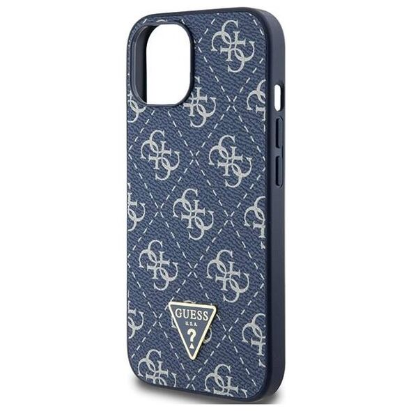 Original Case IPHONE 14 PLUS / 15 PLUS Guess Hardcase 4G Triangle Metal Logo (GUHCP15MPG4GPB) blue 3666339225919