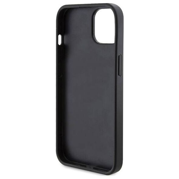 Original Case IPHONE 14 PLUS / 15 PLUS Guess Hardcase 4G Triangle Metal Logo (GUHCP15MPG4GPK) black 3666339225773
