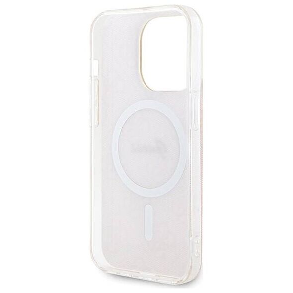Original Case APPLE IPHONE 15 PRO Guess Hardcase IML 4G MagSafe (GUHMP15LH4STP) pink 3666339194680