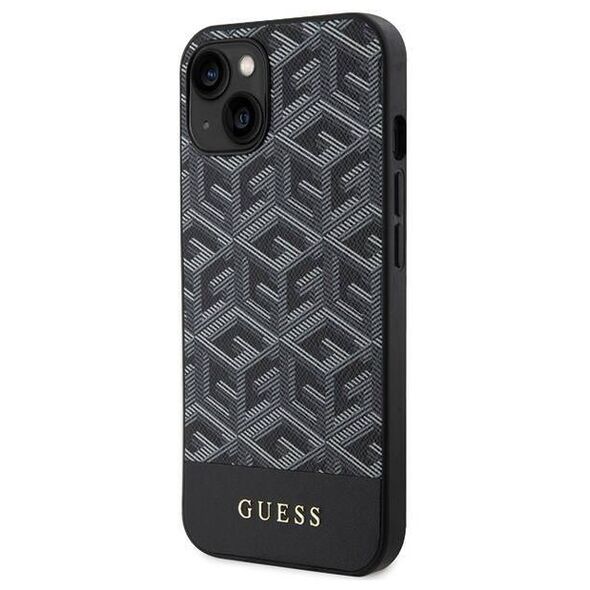 Original Case IPHONE 13 / 14 / 15 Guess Hardcase IML 4G MagSafe (GUHMP15SHGCFSEK) black 3666339194703