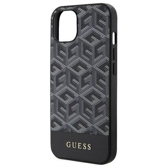 Original Case IPHONE 13 / 14 / 15 Guess Hardcase IML 4G MagSafe (GUHMP15SHGCFSEK) black 3666339194703