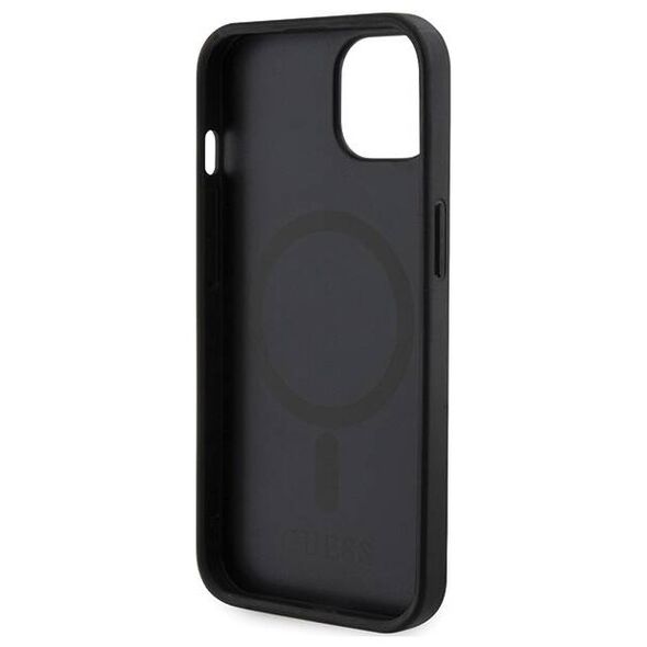 Original Case IPHONE 13 / 14 / 15 Guess Hardcase IML 4G MagSafe (GUHMP15SHGCFSEK) black 3666339194703