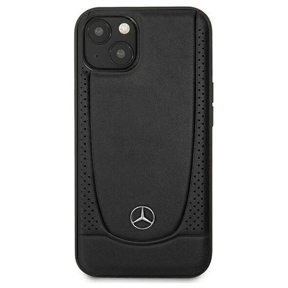 Case IPHONE 14 PLUS Mercedes Leather Urban Line (MEHCP14MARMBK) black 3666339082673