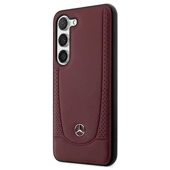 Case SAMSUNG GALAXY S23+ Mercedes Leather Urban Line (MEHCS23MARMRE) maroon 3666339113438