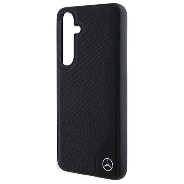 Original Case SAMSUNG GALAXY S24+ Mercedes Hardcase Leather Debossed Line MagSafe (MEHMS24M23RBGVK) black 3666339240950