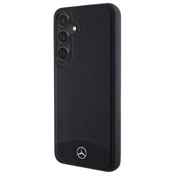 Original Case SAMSUNG GALAXY S24 Mercedes Hardcase Leather Textured & Plain MagSafe (MEHMS24S23RBARK) black 3666339241001