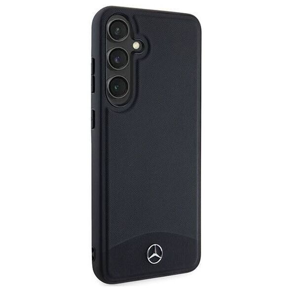 Original Case SAMSUNG GALAXY S24 Mercedes Hardcase Leather Textured & Plain MagSafe (MEHMS24S23RBARK) black 3666339241001